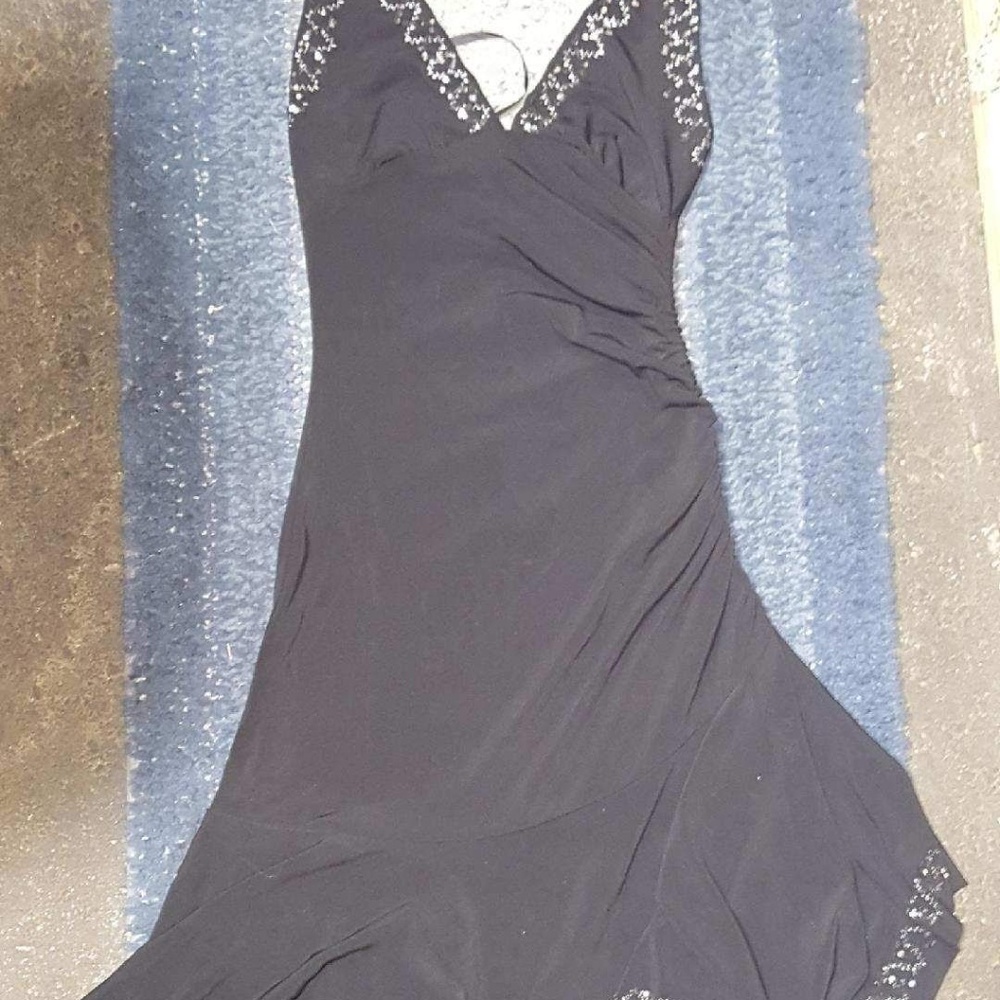 Black cocktail dress